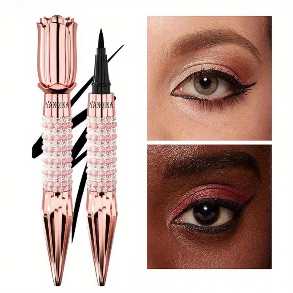 Waterproof Eyeliner Pen Black Quick Dry Long Lasting Smooth Eye Makeup Tool